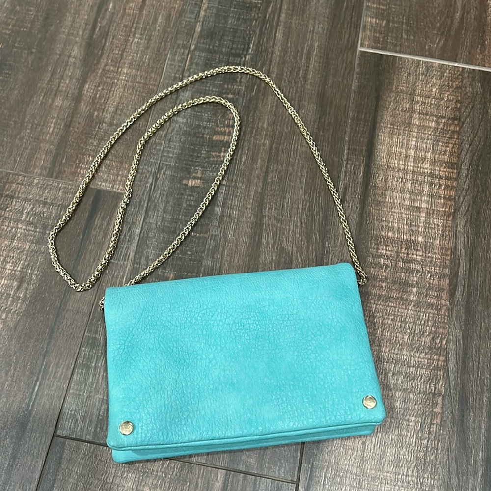 Turquoise & Gold Crossbody Bag
